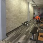 Fitness room flooring design & high-performance gym walls. Done by Azzar Group LTD for BodyVision Fitness in Richmond Hill, Toronto, Ontario, CANADA (2023)